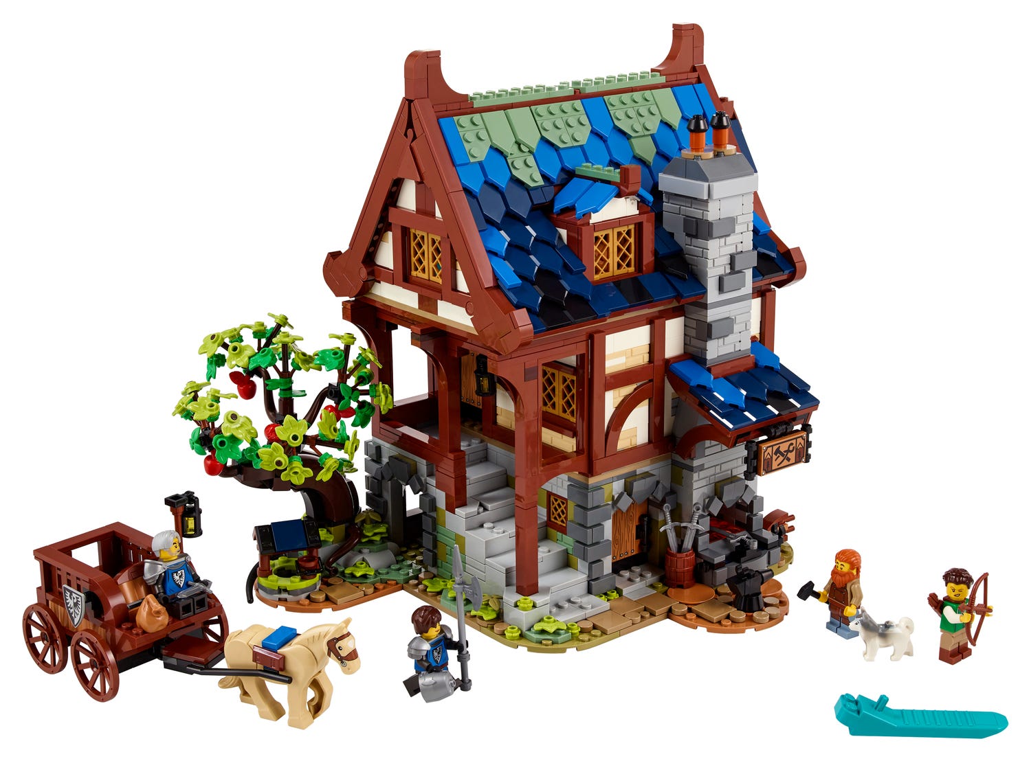 Die Lego Mittelalterliche Schmiede 21325 zählt zu den 5 besten Lego Sets 2021.