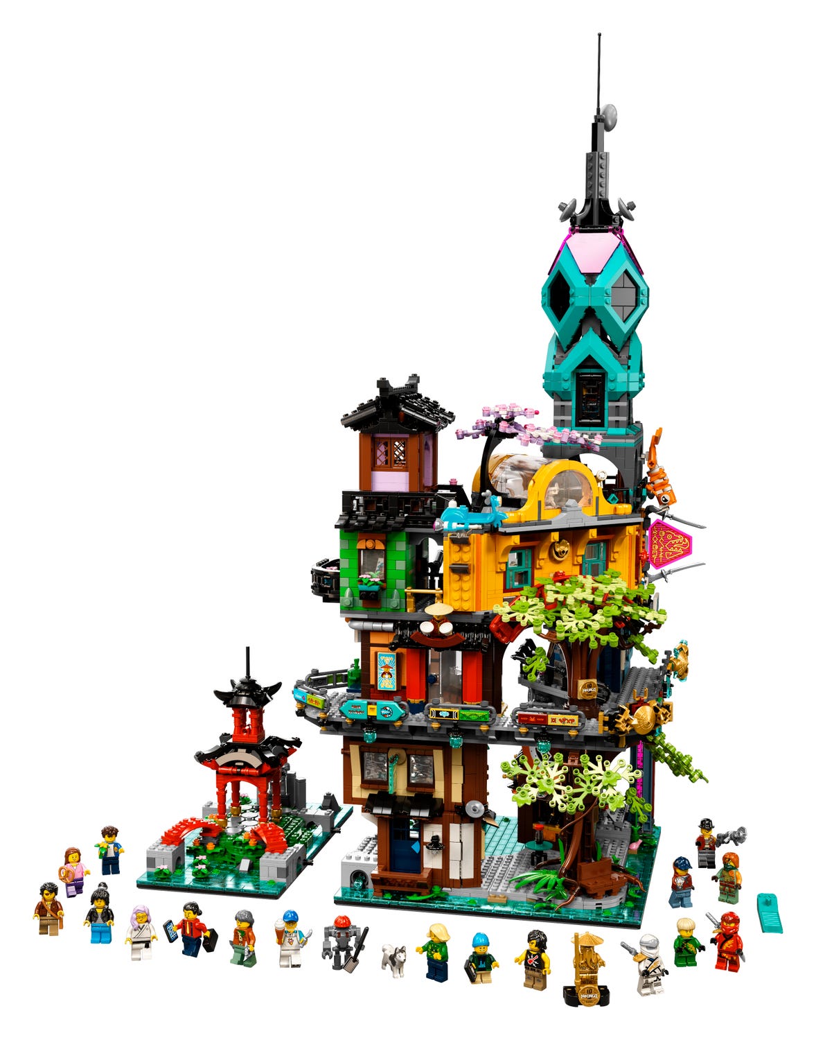 Die Gärten von NINJAGO City 71741 zählen zu den 5 besten Lego Sets 2021.